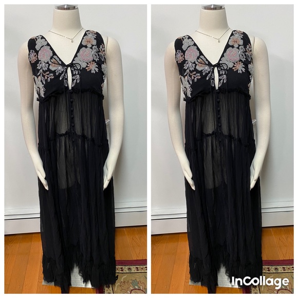 Free Free people Secret Garden Maxi Top - Picture 4 of 11